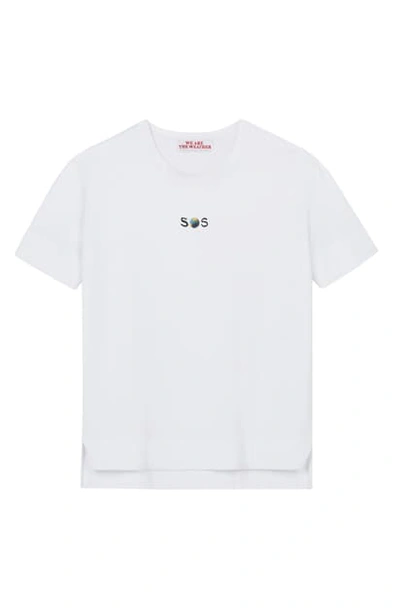 Shop Stella Mccartney Sos Earth T-shirt In Pure White