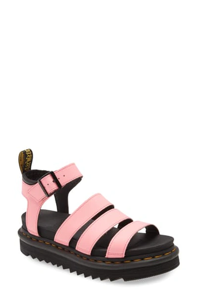 Shop Dr. Martens' Blaire Sandal In Pink Lemonade
