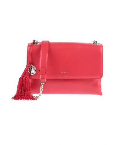 Shop Lanvin Handbags In Red