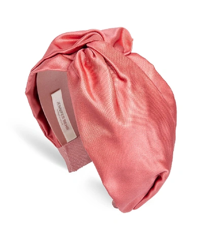 Shop Jennifer Behr Twist Headband In Tea-rose