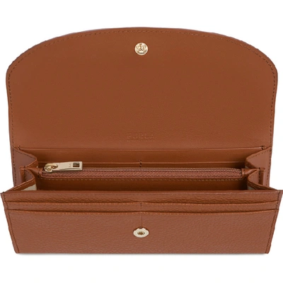 Shop Furla Sleek In Cognac H (brown)