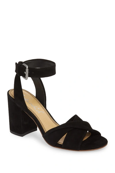 Shop Splendid Fairy Block Heel Sandal In Blacksuede