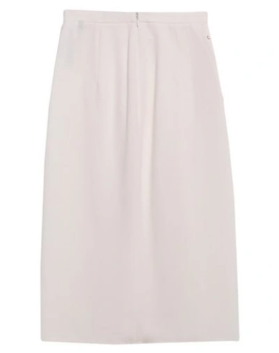 Shop Elisabetta Franchi Woman Midi Skirt Ivory Size 4 Viscose, Virgin Wool In White