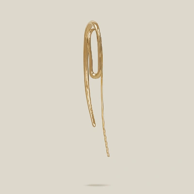 Pre-owned Charlotte Chesnais Gold Single Initial Earring