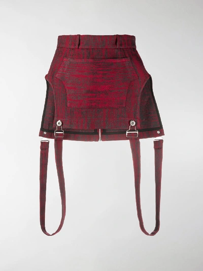 Shop Thebe Magugu Dungaree Belt In Red