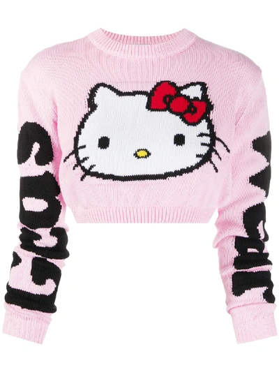 Shop Gcds Hello Kitty Jumper In Pink