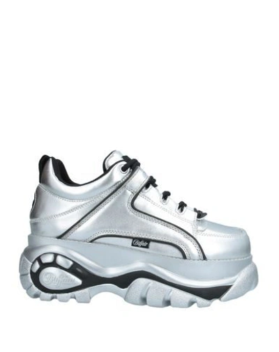 Shop Buffalo Sneakers In Silver
