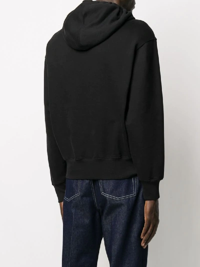 Shop Ami Alexandre Mattiussi Oversize Ami De Cœur Hoodie In Black