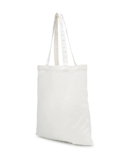 Shop Maison Margiela Stereotype Print Tote Bag In White