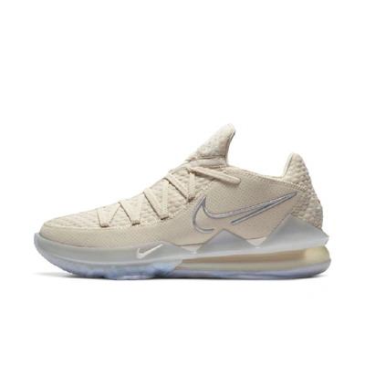 Shop Nike Lebron 17 Low Basketball Shoe In Light Cream/multi-color