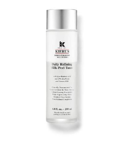 Shop Kiehl's Since 1851 Kiehl's Daily Refining Milk Peel Toner (200ml) In White