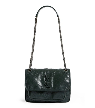 Shop Saint Laurent Small Leather Niki Shoulder Bag