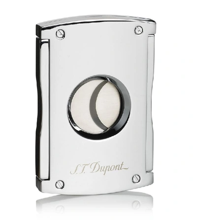 Shop St Dupont S. T. Dupont Maxijet Cigar Cutter In Silver