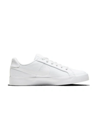 Shop Nike Women's Court Royale Ac Casual Sneakers From Finish Line In White