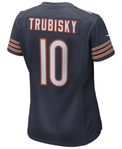 Shop Nike Women's Mitchell Trubisky Chicago Bears Game Jersey In Navy
