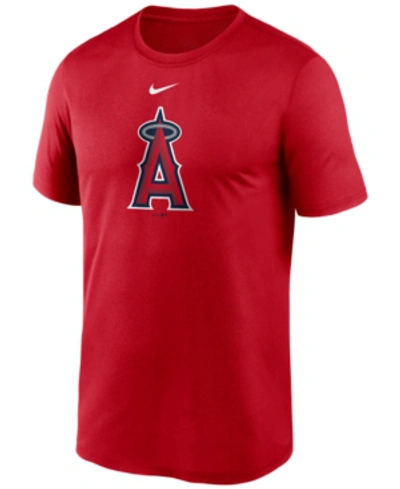 Shop Nike Los Angeles Angels Men's Logo Legend T-shirt In Red