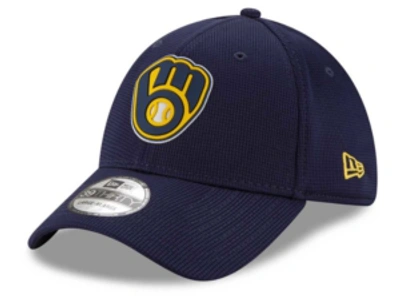Shop New Era Milwaukee Brewers Clubhouse 39thirty Cap In Royalblue