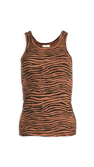 Shop Nation Ltd Birkin Tank In Zebra Toast