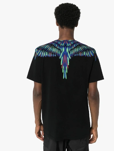 Shop Marcelo Burlon County Of Milan Chalk Wings T-shirt In Black