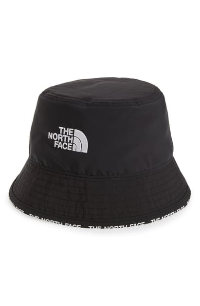 north face black bucket hat