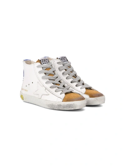 Shop Golden Goose Francy High-top Trainers In White