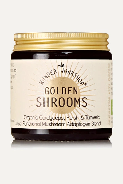 Shop Wunder Workshop Golden Shrooms Supplement, 40g In Colorless