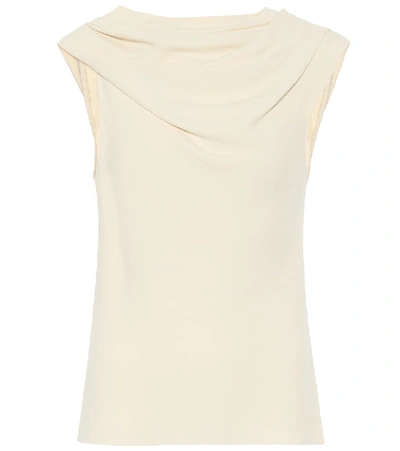 Shop The Row Tuma Gathered Cady Top In Beige