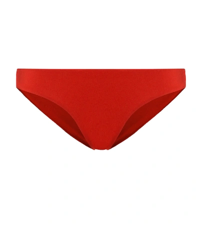 Shop Asceno Naples Bikini Bottoms In Red