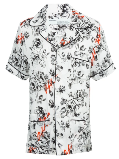 Shop Off-white X The Webster Exclusive Floral Pajama Shirt White