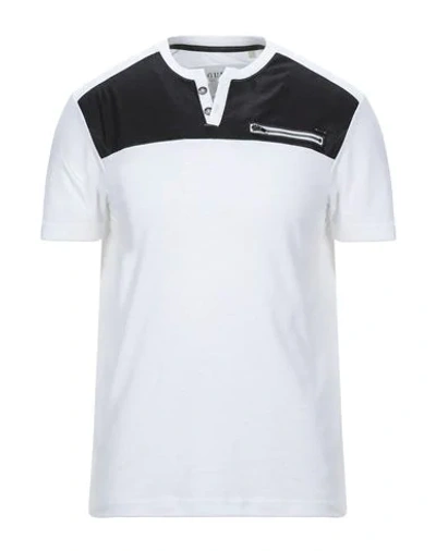 Shop Guess Man T-shirt White Size Xs Cotton, Polyester