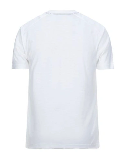 Shop Guess Man T-shirt White Size Xs Cotton, Polyester
