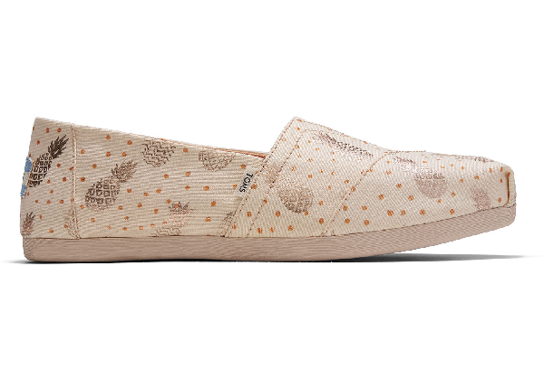 toms shoes rose gold