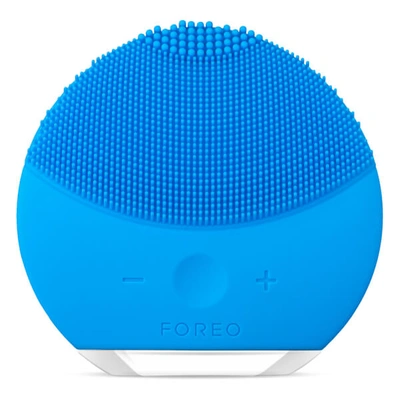 Shop Foreo Luna Mini 2 Dual-sided Face Brush For All Skin Types (various Shades) In Blue