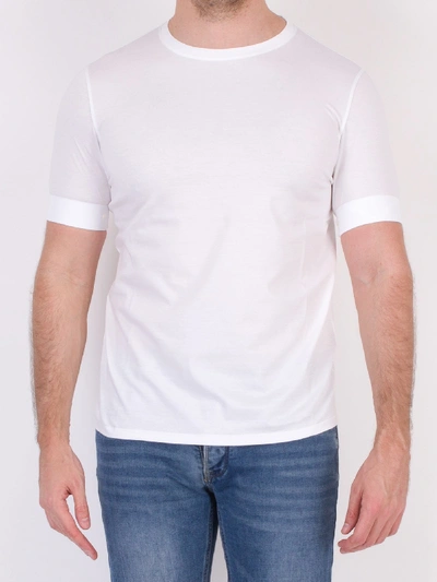 Shop Caruso T-shirt In White
