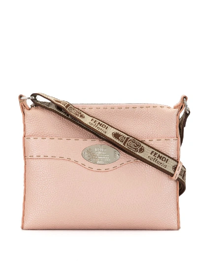 Pre-owned Fendi Selleria Shoulder Bag In Pink