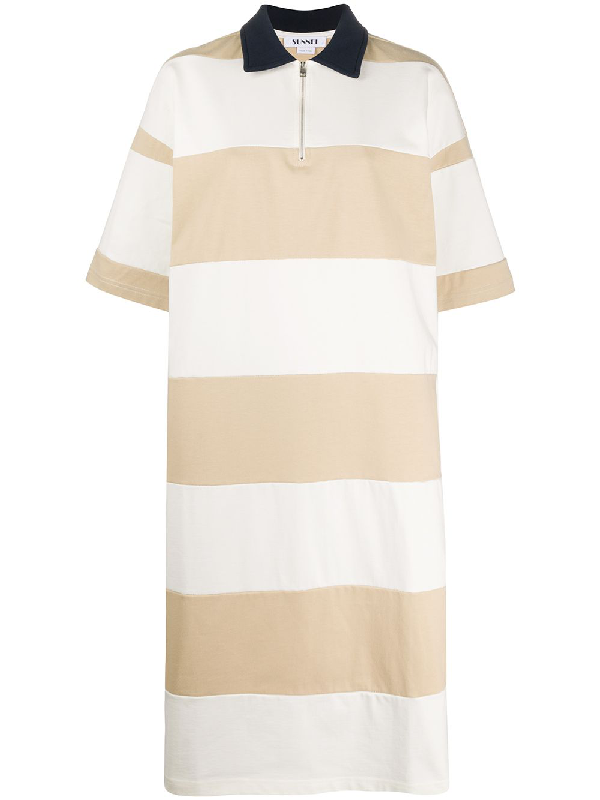 polo shirt dress striped