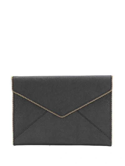 Rebecca Minkoff Leo Clutch Bag In Black