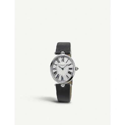 Shop Frederique Constant 200mpw2v6 Classics Art Deco Stainless Steel Watch