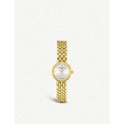 Shop Tissot Women's T058.009.33.031.00 Lovely Yellow Gold Watch