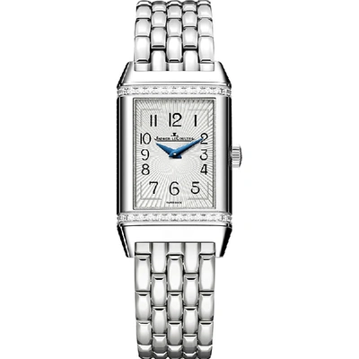 Shop Jaeger-lecoultre Q3288120 Reverso Stainless Steel Watch In Silver