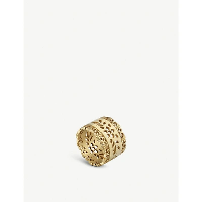 Shop Gucci Icon Blooms 18ct Yellow-gold Ring