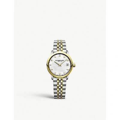 Shop Raymond Weil 5626st97081 Freelancer Two-tone Stainless Steel And Diamond Watch