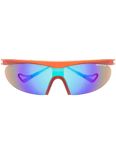 Shop District Vision Koharu Eclipse Sunglasses In Orange