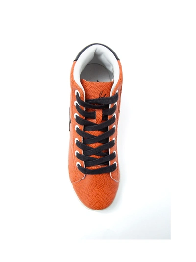Shop Bata X Wilson John Wooden High Top Sneakers Orange