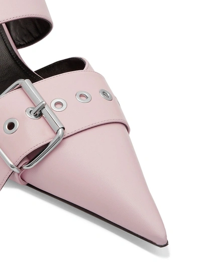 Shop Balenciaga Belt Mule Pink