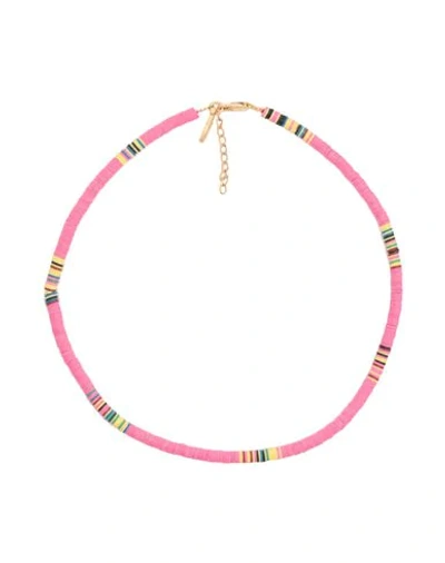 Shop Allthemust Necklace In Pink