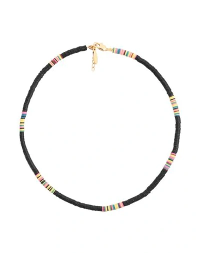 Shop Allthemust Necklace In Black