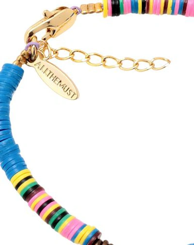 Shop Allthemust Bracelet In Bright Blue