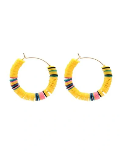 Shop Allthemust Earrings In Yellow