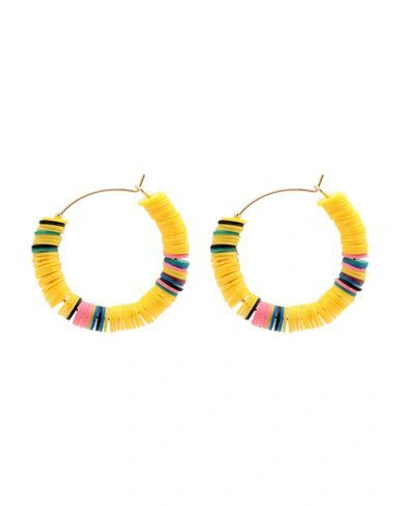 Shop Allthemust Earrings In Yellow